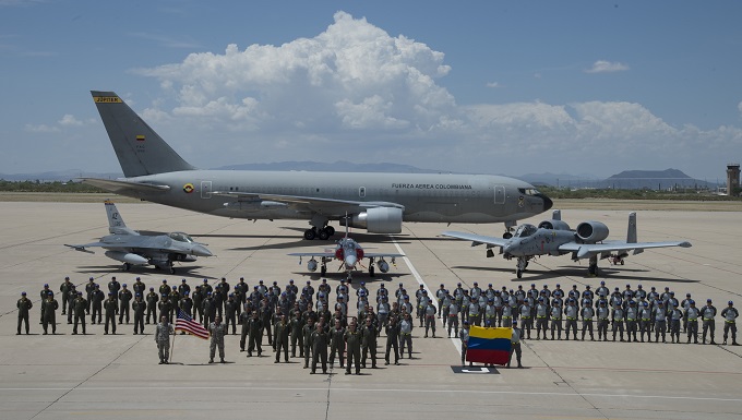 Kfirs mix it up with A-10's and ANG F-16's